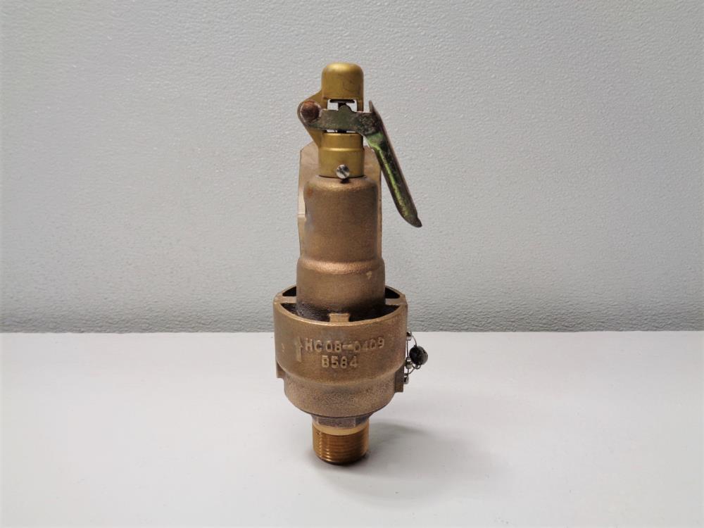 Kunkle 1" NPT Pressure Relief Valve, Bronze, 6186FE01-KM